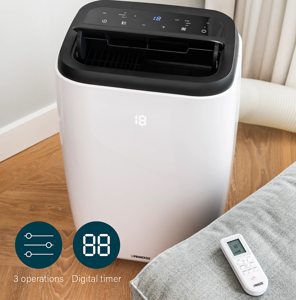 Princess 12000k BTU Portable Air Conditioning -A Class 1 DAY UK DELIVERY